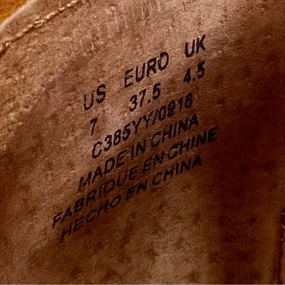 ANTHROPOLOGIE/ KELSI DAGGER Brooklyn Kenmare Booties - Brown - Sz 7 - Picture 12 of 13